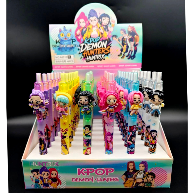 🎀กล่อง 48 ด้าม 8016 K-POP 🎀 ดินสอกดไส้ 0.5 MM ลายการ์ตูน น่ารัก ดินสอ เขียนลื่น เครื่องเขียน สำนักงาน โรงเรียน