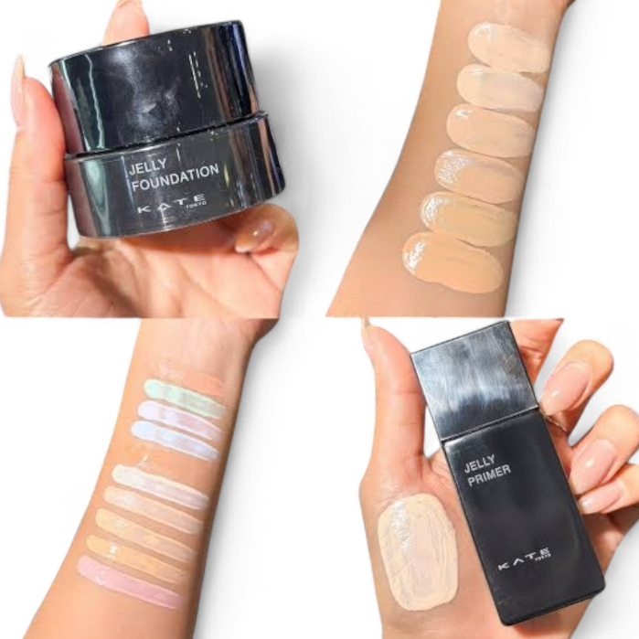 แบ่งขายรุ่นใหม่ ไพรเมอร์/ รองพื้น KATE Jelly Gloss Lasting Primer / KATE Jelly Gloss Lasting Foundat