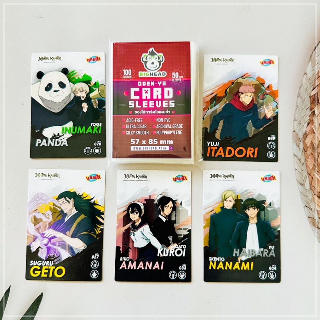 ซองสลีฟใส่การ์ดแคมปัส การ์ดโอเดนย่า ขนาดพอดีกับการ์ด | Premium Card Sleeves 57 x 85 mm หนา 100 ไมครอน (50 ชิ้น/แพ็ค) - รูปที่ 7