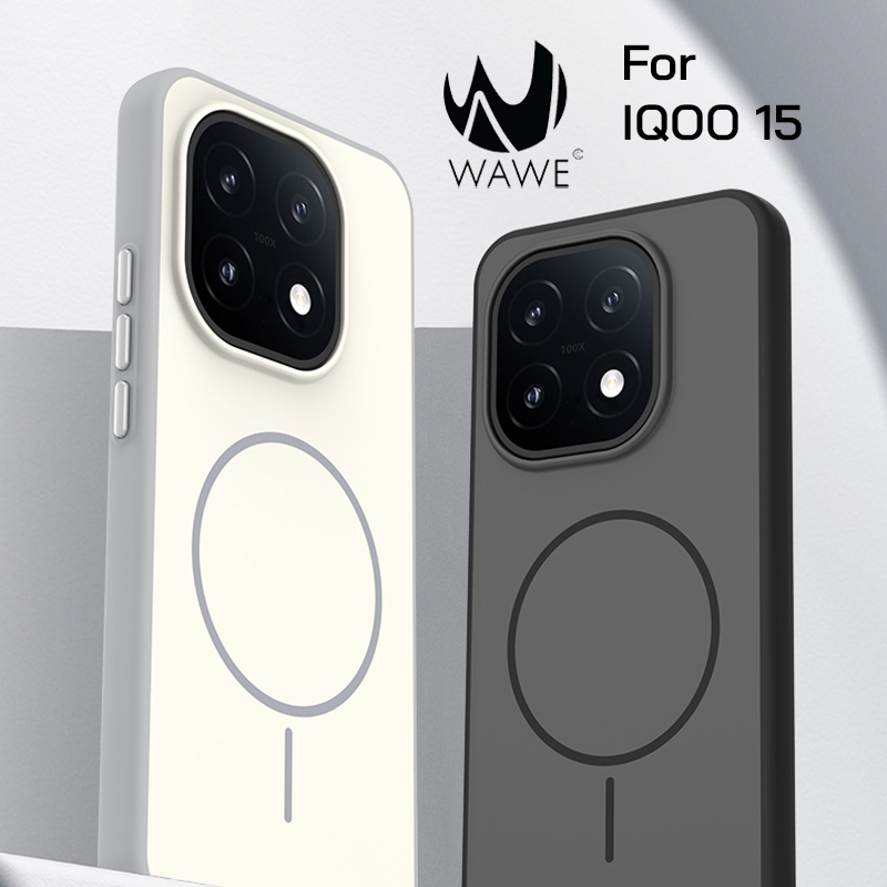 [ส่งจากกทม.] เคส IQOO 15 วัสดุ PC+TPU สุดพรีเมี่ยมสวยมาก พร้อมรองรับวงแม่เหล็ก