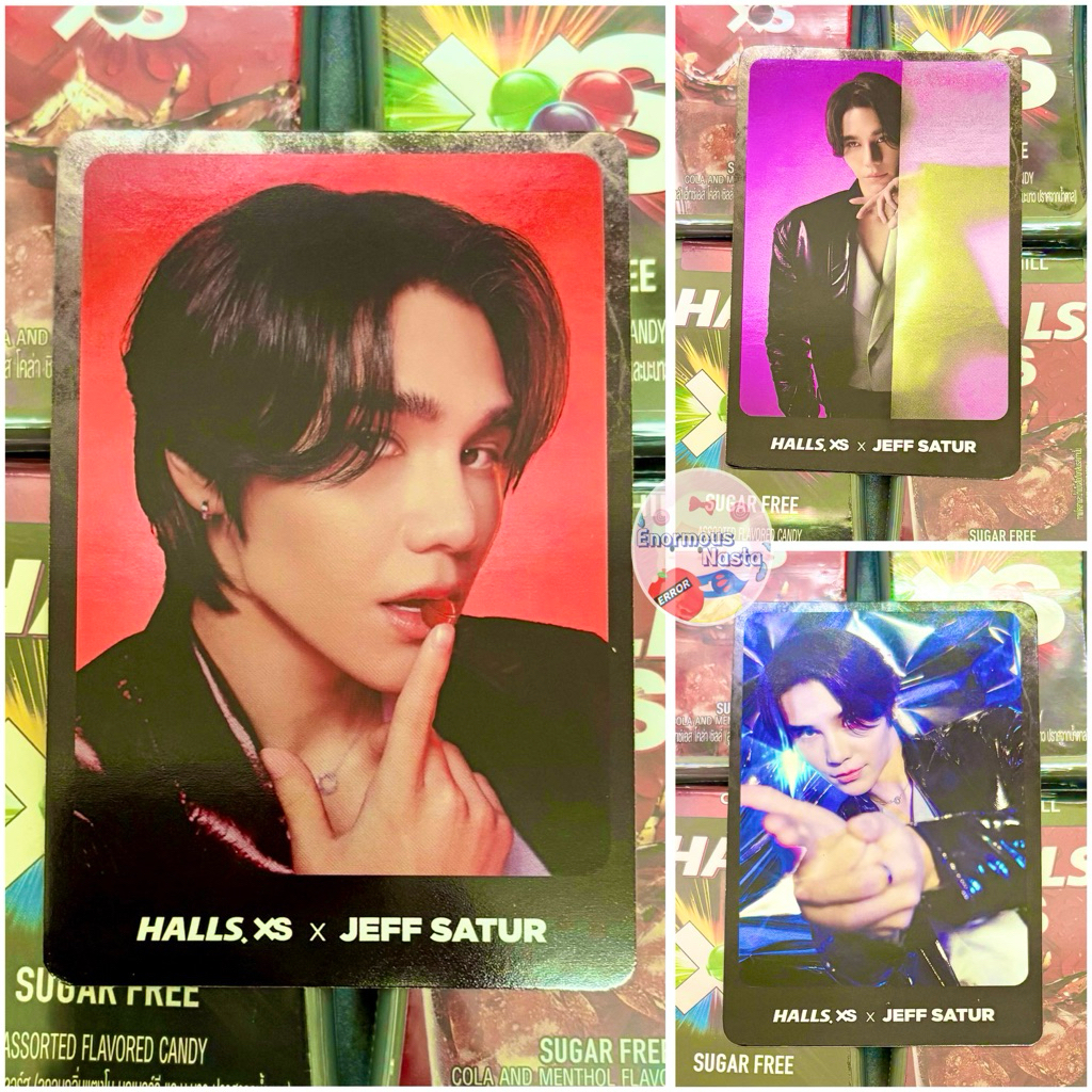 การ์ด HALLS. XS x JEFF SATUR (!!พร้อมส่ง!!)