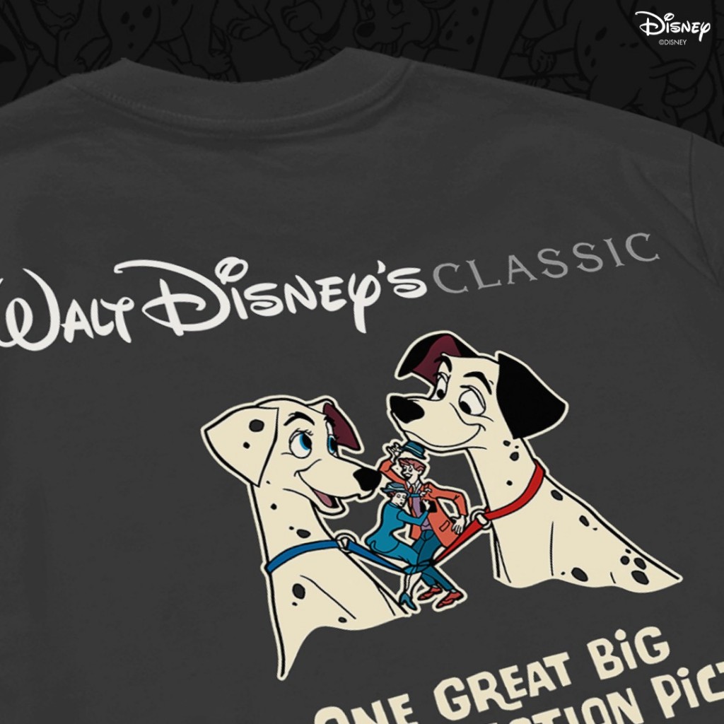 Power 7 Shop เสื้อยืดการ์ตูน “101 Dalmatians” ลิขสิทธิ์แท้ DISNEY (TMX-257-สีเทาเข้ม) ราคา ถูกที่สุด ดีลบีเคเค แกลเลอรีภาพที่ 5