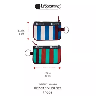 Lesportsac Key Card Holder Bag กระเป๋ากุญแจใส่นามบัตร Style 4009 LeSportsac x Sardine