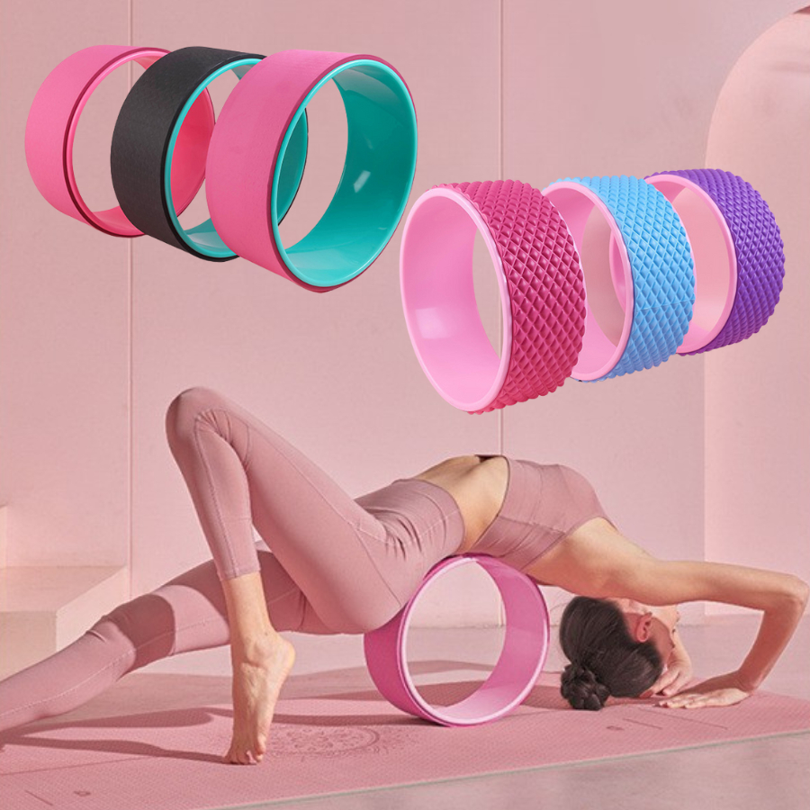 Yoga Wheels วงล้อทรงตัวโยคะ วงล้อเล่นโยคะ ขนาด 30*13cm รับนำ้หนักได้ถึง200kg โยคะยืดกระดูกสันหลัง