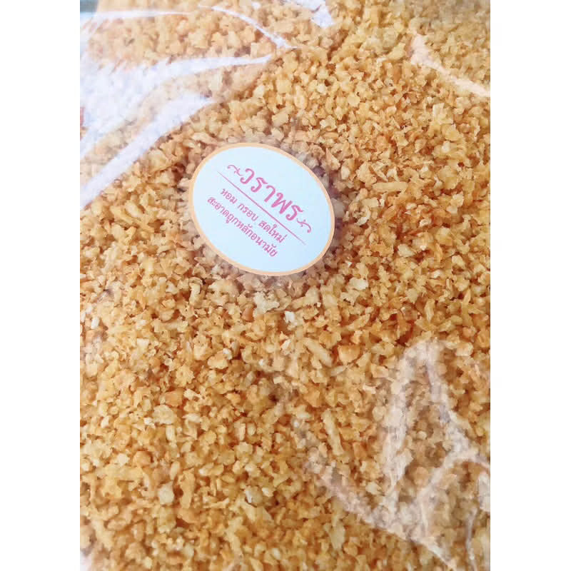 กระเทียมเจียวเนื้อล้วนครึ่งกิโล (500 กรัม) (No Peel Fried Garlic 500 grams)
