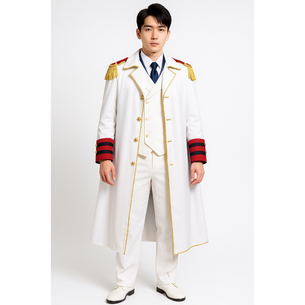 7C337 ชุดพลเรือโท ชุดการ์ป มังกี้ ดี การ์ป วันพีซ Anime Cosplay Costume