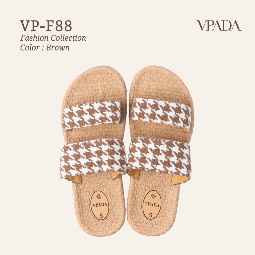 Vpada_sandals_VP-F88 Fashion Collection รองเท้าแตะชายหาดแบน รองเท้าแตะแฟชั่น