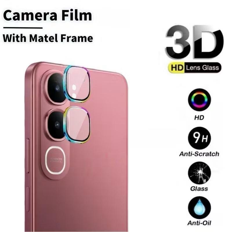 ฟิล์มครอบกล้อง ฟิล์มกระจกเลนส์กล้อง สำหรับ Vivo Y31 5G / Y21D ฟิล์มหลัง ป้องกันเลนส์กล้อง สีรุ้ง