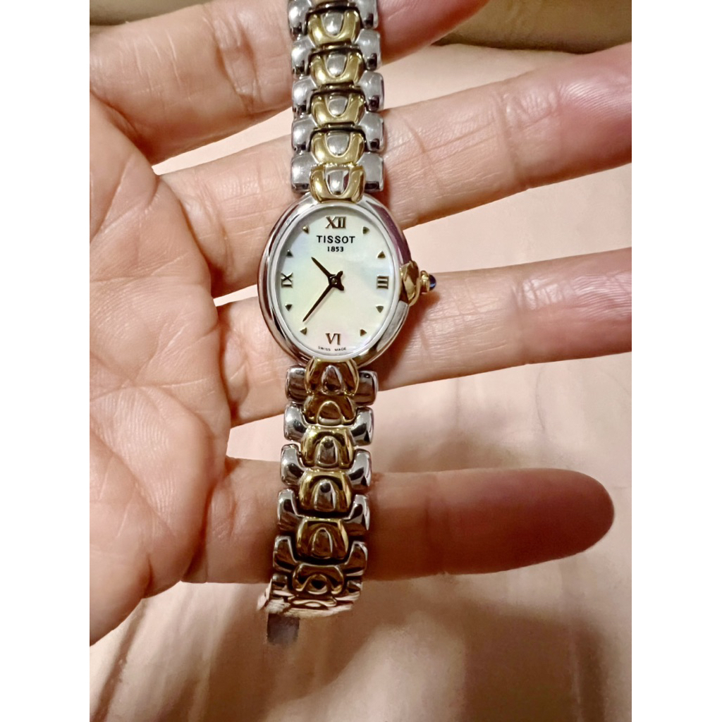 นาฬิกา Tissot 💯มือสองหน้ามุก