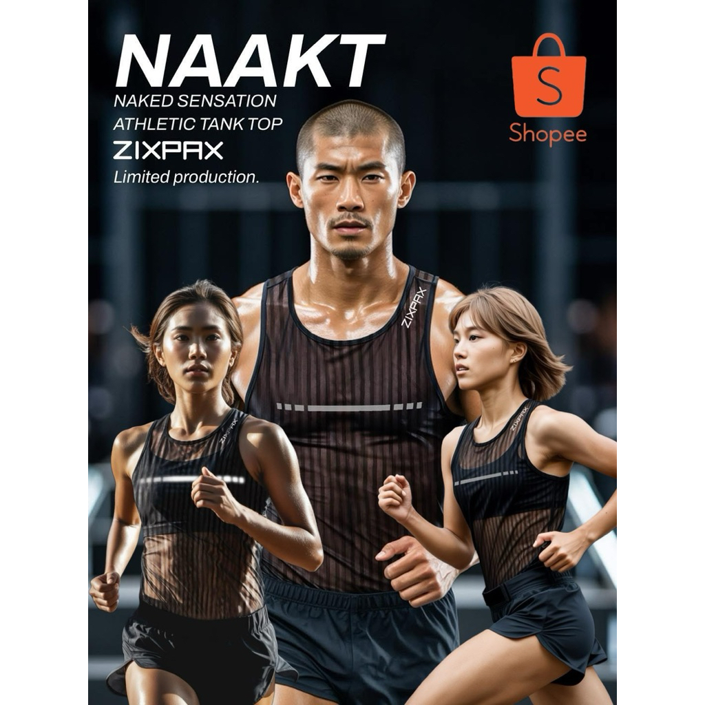 NAAKT RUNNING TANK TOP #ZIXPAX