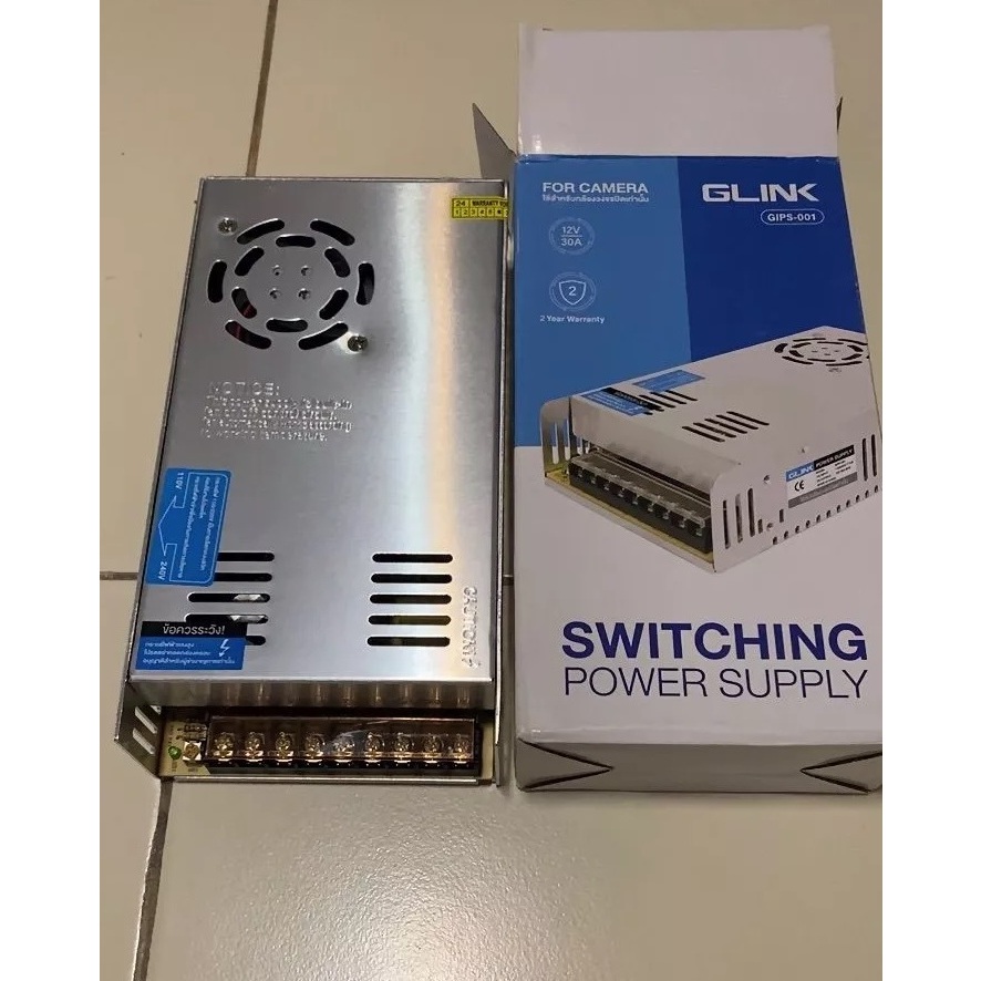 GLINK GIPS-001 GIPS-003 GIPS-004 SWITCHING POWER SUPPLY SPS พาวเวอร์ซัพพลาย ตัดไฟอัตโนมัติ GIPS001 G