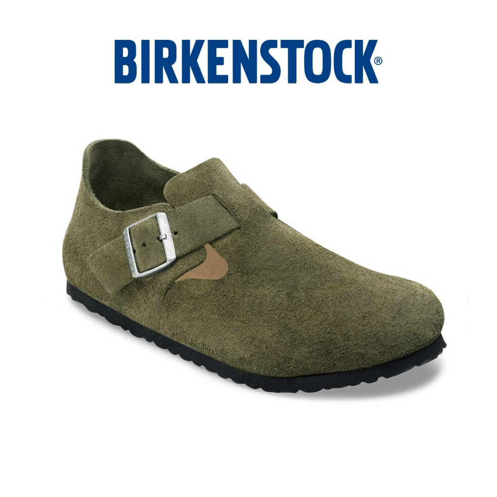 『BIRKENSTOCK』✈️พร้อมส่ง Birkenstock  Zurich รองเท้าหนังกลับแบบลำลอง Unisex
