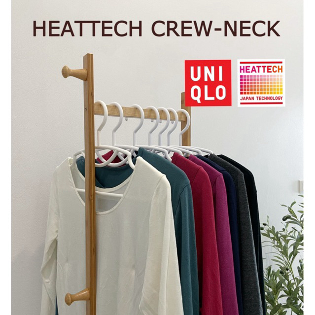 Uniqlo Heattech Crew Neck T-shirt / เสื้อฮีทเทคผ้านุ่ม  มือสอง