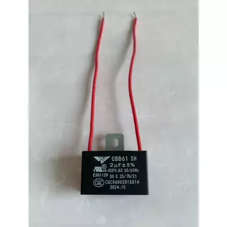 คาปาซิเตอร์พัดลม CBB61 ทนแรงดันสูง 400-450V ใช้งานปลอดภัย