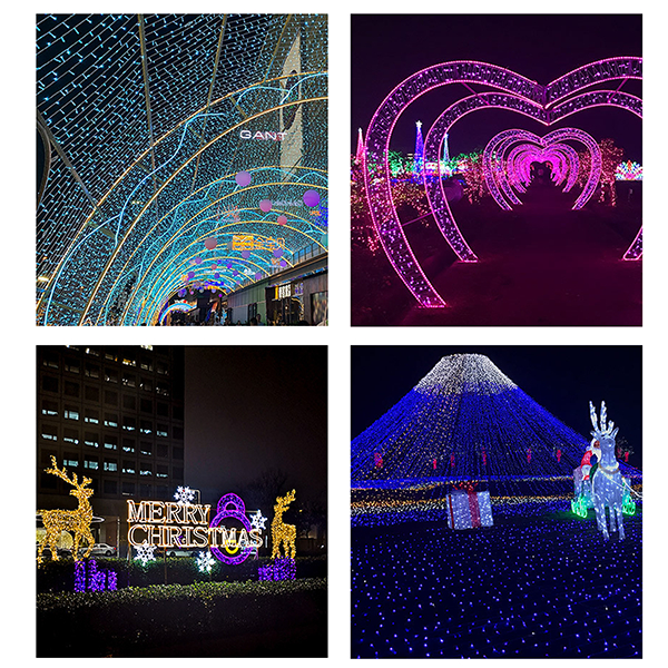 ไฟนางฟ้า ไฟปีใหม่ ไฟคริสมาสต์ 50/100LED ใช้ประดับตกแต่งห้อง งานรื่นเริง ตกแต่งสวน ไฟประดับตกแต่ง - รูปที่ 6