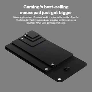 SteelSeries QcK Gaming Mousepad with Easy Travel Micro-Woven Surface