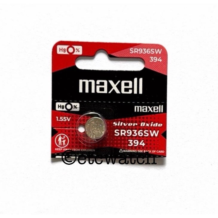 ถ่านกระดุม Maxell SR936SW / 394 1 ก้อน