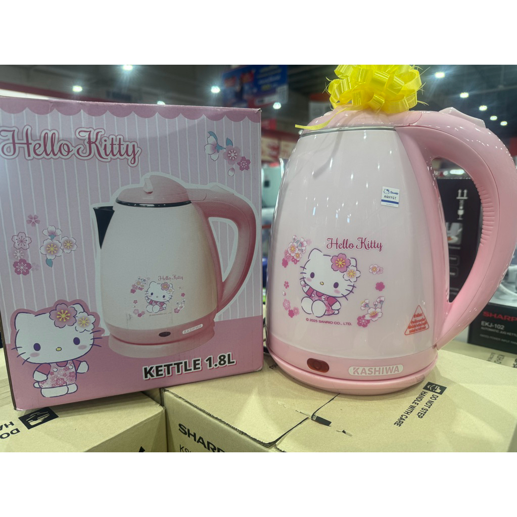 กาต้มน้ำไร้สายkitty งานแท้ขนาด 1.8 ลิตรพร้อมส่งในไทย