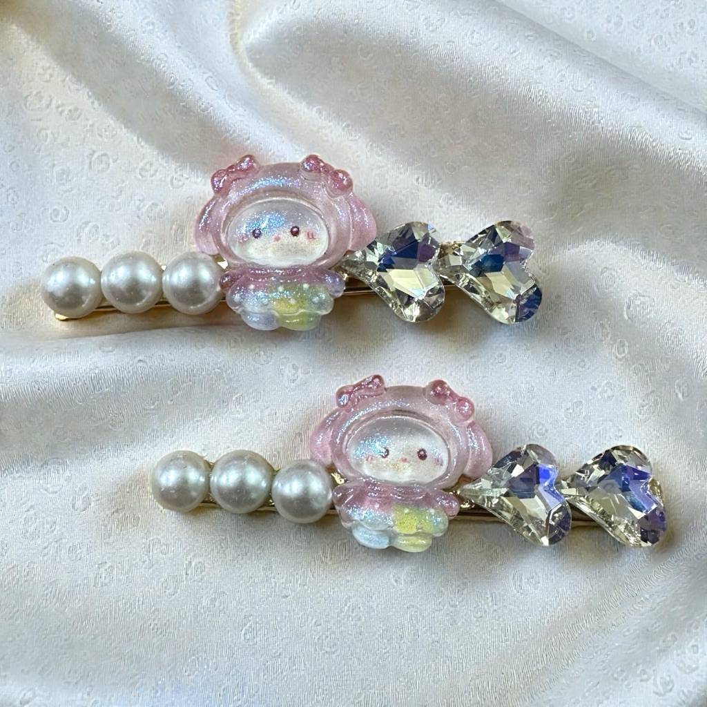 กิ๊บติดผมพาสเทล ประดับมุก & คริสตัล แพ็ค2ชิ้น ลายน่ารักหลากแบบ ติดได้ทั้งเด็กและผู้ใหญ่ กิ๊บติดผม กิ๊บเพชร กิ๊บไข่มุก - รูปที่ 4