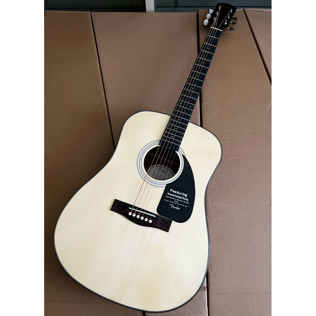กีต้าร์โปร่งไฟฟ้า Fender CD60 N พร้อมกระเป๋า Acoustic Guitar Fender ( พร้อมส่งในไทย )