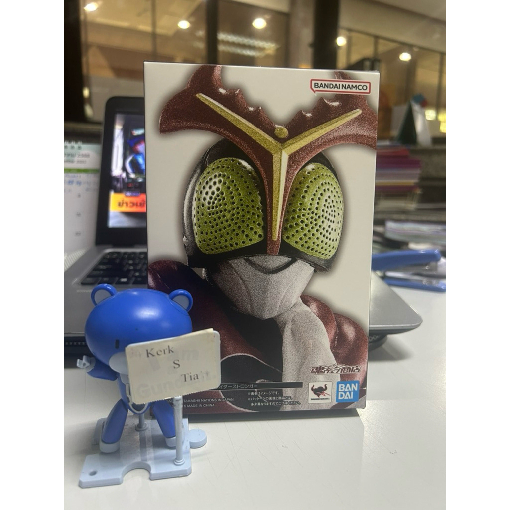 ของแท้!! PBANDAI TAMASHII WEB S.H.Figuarts (SHINKOCCHOU SEIHOU) MASKED RIDER STRONGER HK Version ของ