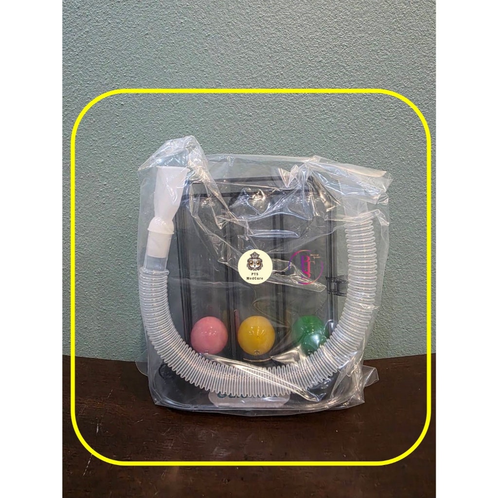เครื่องบริหารปอด ชุดบริหารปอด Tri-ball Incentive Spirometer (Triflow) (Galemed)