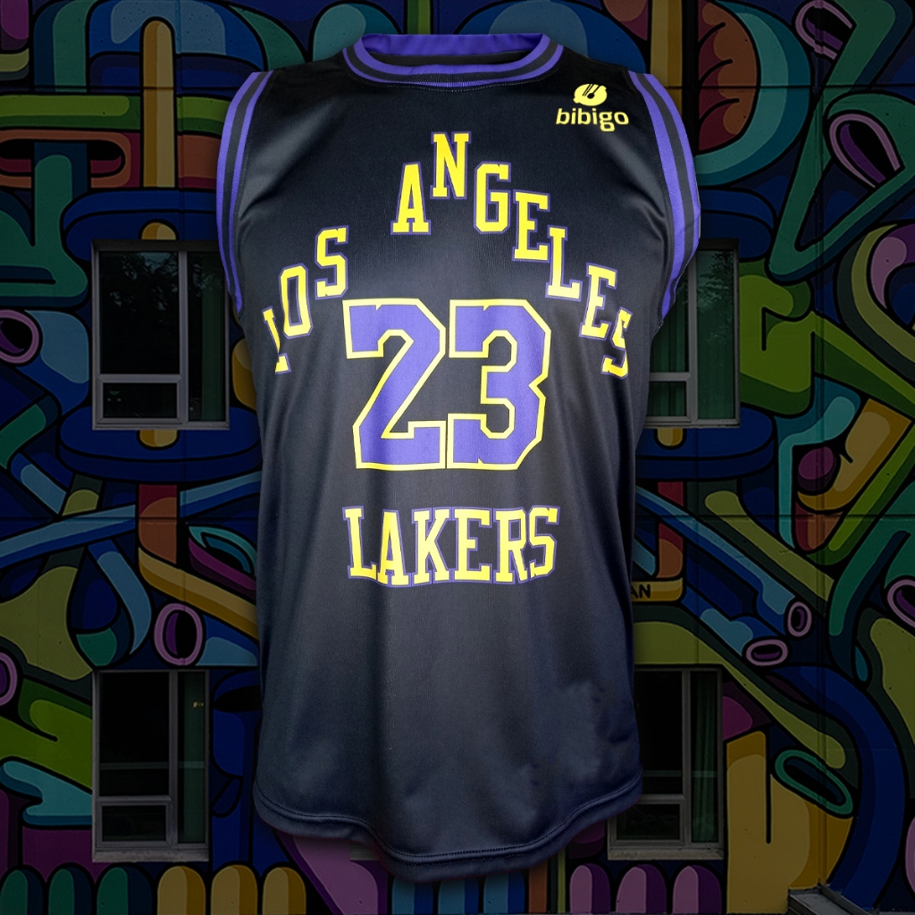 เสื้อบาสเกตบอล ทีม แอลเอ เลเกอร์ส รุ่น City /LeBron James #23 ไซส์ S-5XL #BK0218