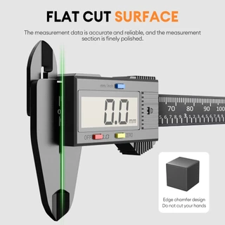 TASKTOOL เวอร์เนียร์ ดิจิตอล 1.7 นิ้ว ความแม่นยำสูง 0-150mm ตัวเครื่องโลหะ Digital Vernier caliper มีแบตเตอรี่ให้มาด้วย