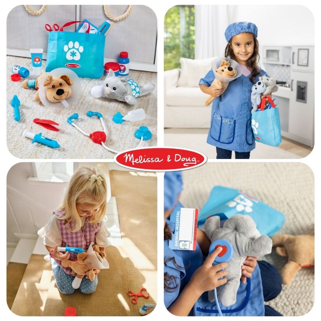 Melissa & Doug طقم طبيب بيطري للأطفال — صورة 7