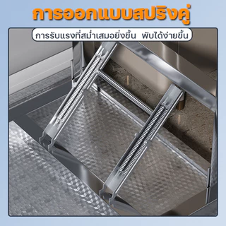 ✨อเนกประสงค์✨โต๊ะพับสแตนเลส โต๊ะทานอาหาร ขนาด 120/100 ×60×75CM รองรับได้ 4-8 ท่าน ประหยัดพื้นที่ สี่เหลี่ยม โต๊ะทานข้าว