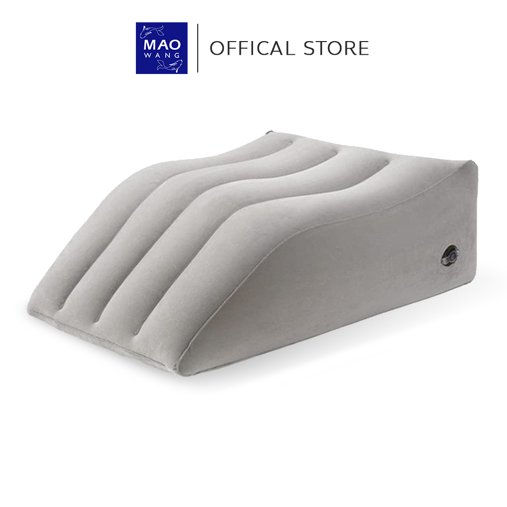หมอนรองขาเป่าลม สัมผัสนุ่มสบาย หมอนยกขา สำหรับเดินทาง ทำงาน พกพาง่าย