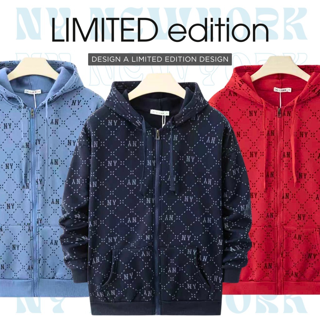 คอลเลคชั่นใหม่🔥เสื้อเชิ้ตแขนยาว NY แขนยาว แฟชั่น ฮู้ดสไตล์เกาหลี ทรงสวย ใส่ได้ทั้งชายหญิง (Unisex)  เสื้อฮู้ด