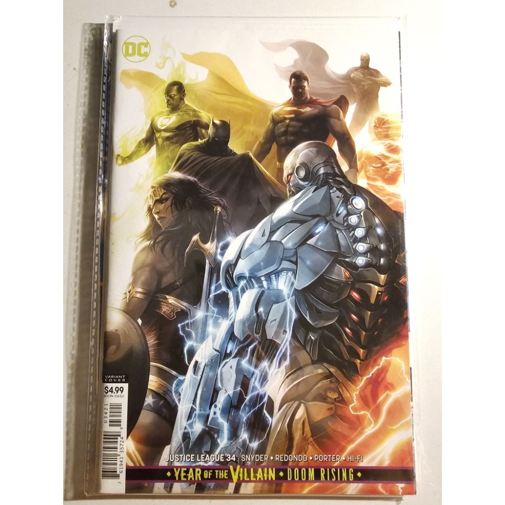Justice League #34 – Mattina Variant