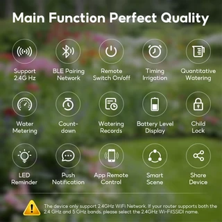 MeeGoo Tuya เครื่องตั้งเวลารดน้ํา WiFi ตั้งเวลาได้ APP รีโมทคอนโทรล ชลประทานกลางแจ้ง