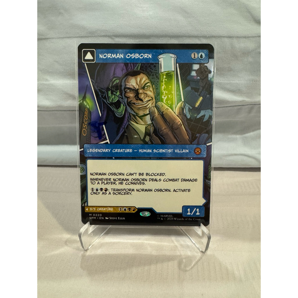 MTG Marvel's Spider-Man Variants: Norman Osborn (0220 - Borderless)