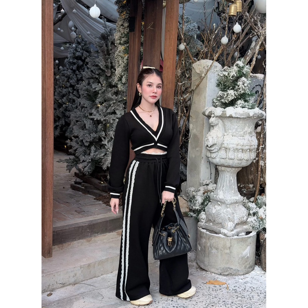 JIDAPA STYLE | Set 2 ชิ้น  New🌟มือ 1  Size : S