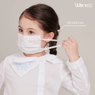 Weness วีเนสหน้ากากอนามัย รุ่นวีเเคร์ (เซ็ต 2 กล่อง) หูหนา นุ่มพิเศษ ไม่เจ็บหู แพ็คแยกซอง อ่อนโยนต่อผิวหน้า