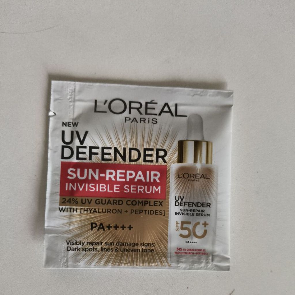 L'Oreal  Uv Defender Sun Repair invisible serum SPF50+ PA++++ Long UVA    1.5ml
