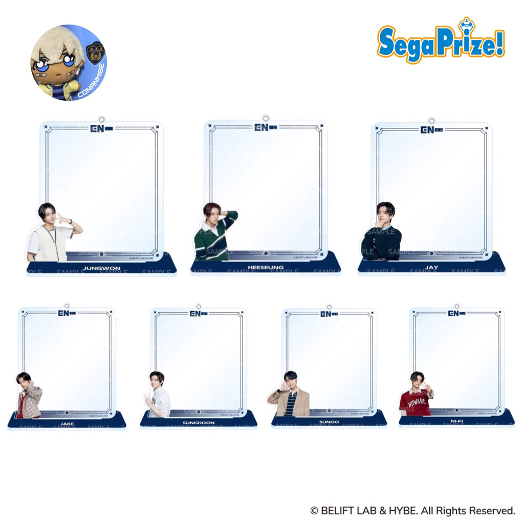 [SEGA🇯🇵] ENHYPEN Platinum Zakka Purikura Case with Stand สแตนดี้ใส่รูป เอนไฮเพน จองวอน ฮีซึง เจย์ เจ