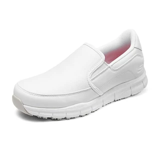 Skechers สเก็ตเชอร์ส รองเท้าทำงานผู้หญิง Women Online Exclusive Nampa Work Shoes - 77236-WHT (latest)