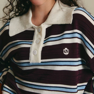 Nineties Design : Class Of Nineties Polo Sweater เสื้อสเวตเตอร์ ไหมพรม รุ่น Anatasia