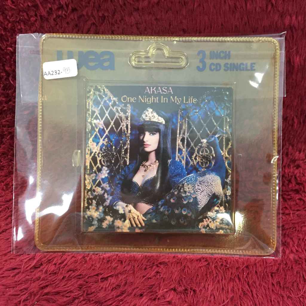 3INCH,CD Akasa – One Night In My Life สภาพตามรูปปก AA232-95