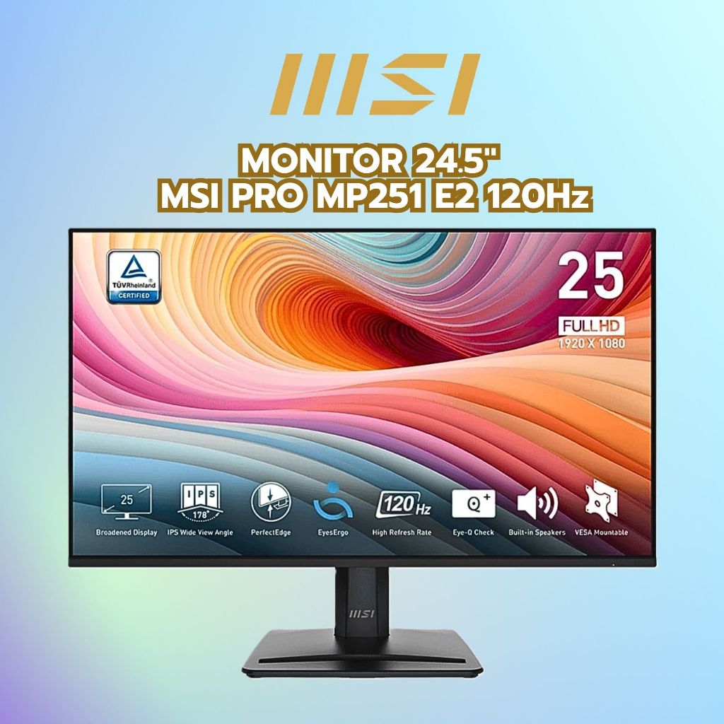 MSI MONITOR 24.5" PRO MP251 E2(IPS FHD/120Hz)