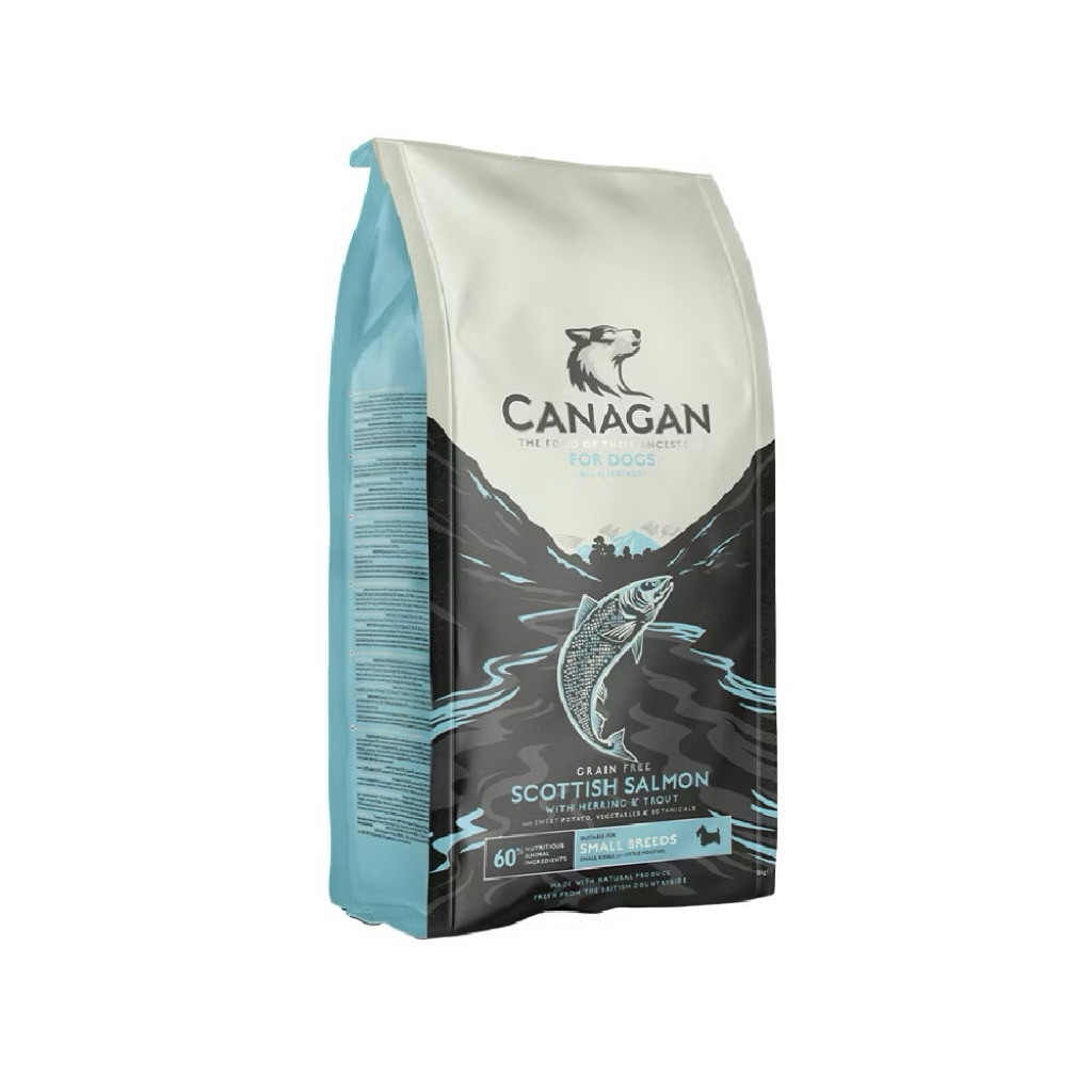 Canagan Dog Scottish Salmon Small Breed คานาแกน อาหารสุนัข พันธุ์เล็ก สูตร ปลา สคอททิชแซลมอน ขนาด 2-6kg