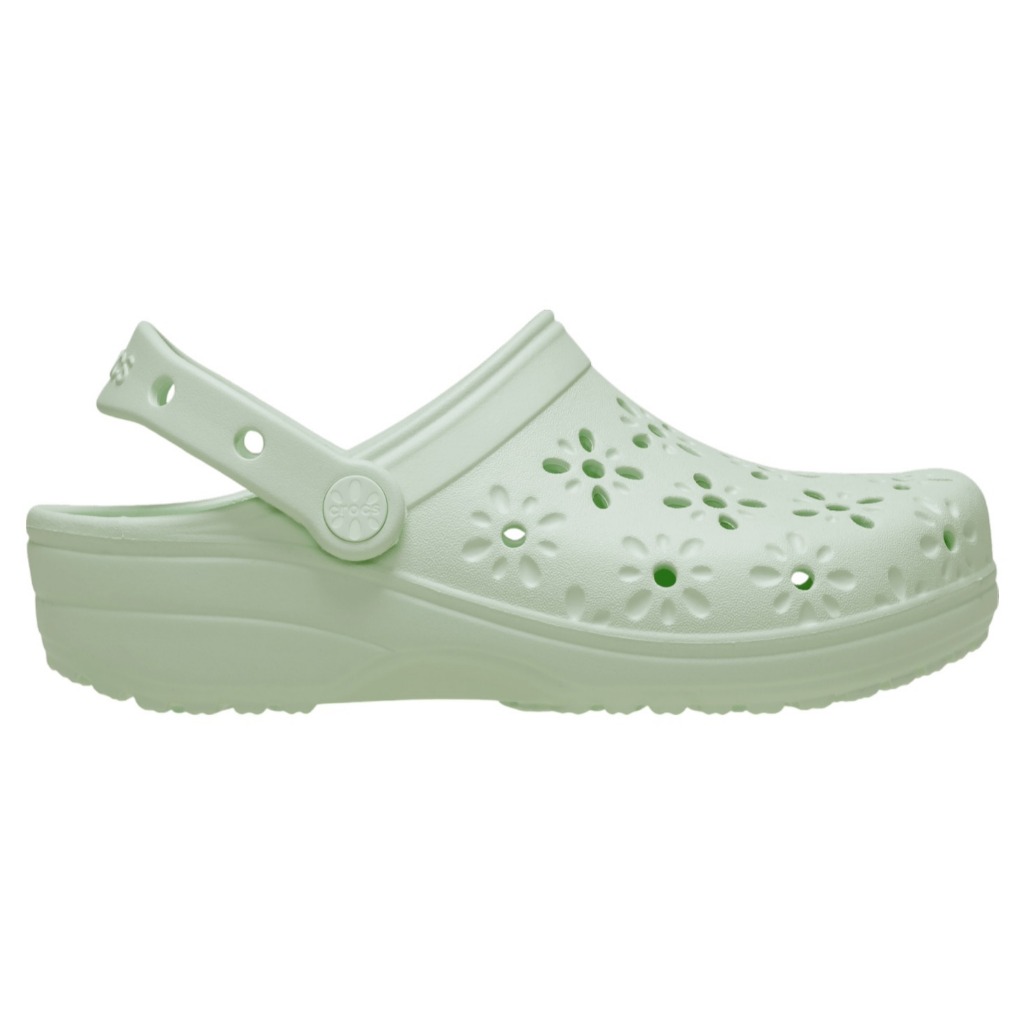 CROCS 210927-3YH CS U CS FLORAL CUT OUT CLG GREEN