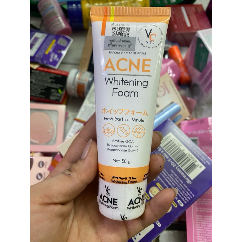 *โฟมฉัตร VC Vit C Acne Foam วิตซี แอคเน่โฟม
