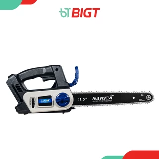 เลื่อยโซ่แบตเตอรี่ไฟฟ้า 21V 11.5'' Nakita (Outer-rotor) 100% มอเตอร์ไร้แปรงถ่าน เลื่อยไฟฟ้าไร้สายเลื่อยไฟฟ้า เลื่อยโซ่เล