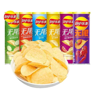 chainatown.th[พร้อมส่ง] Lays มันฝรั่งทอดสไตล์จีน เลย์จีนประป๋อง รสพิเศษหลากหลายรสชาติ มันฝรั่งทอดกรอบ 乐事薯片工坊 104g