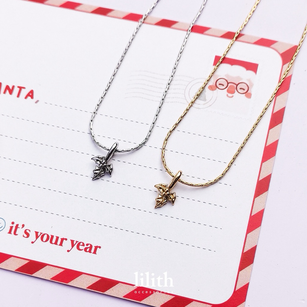 Lilith - Holly Necklace 🎄✨ สร้อยคอ จี้คริสต์มาส