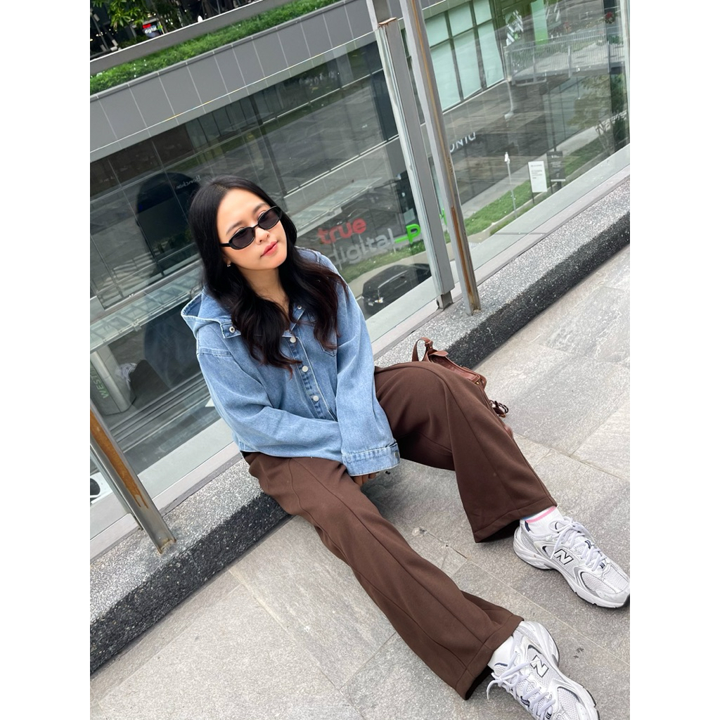 Summerstuff - HOODIE DENIM JACKET แจ็กเก็ตฮู้ดดี้ผ้ายีนส์ฟอก - รูปที่ 5